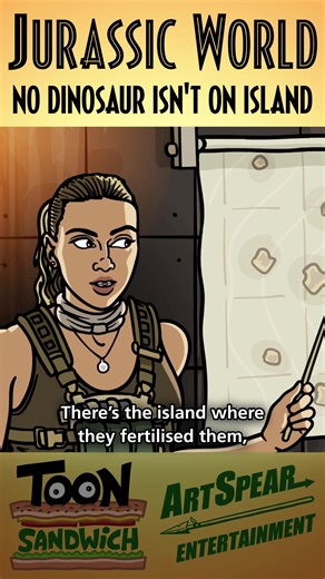 4.8K views · 36 reactions | Jurassic World has MORE islands?? | Toon Sandwich | Facebook