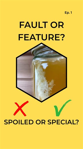 What are those weird looking patterns in your honey? #honeysommelier
