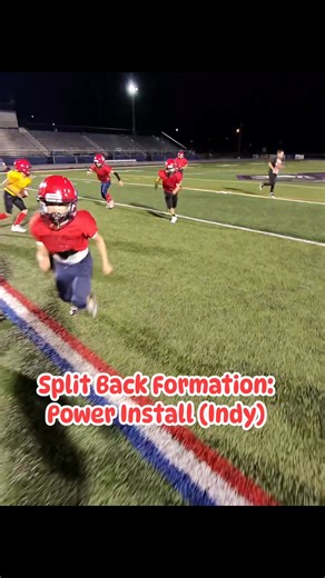 Here’s a look at our Power Concept out of our Split-Back Formation! #footballplays | Youth Football Online