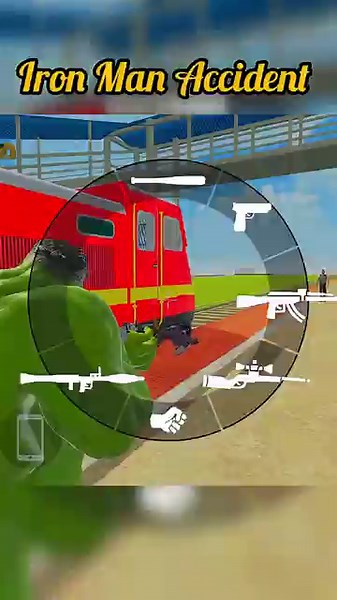 Iron Man Train Ke Niche Aa Gaye In Indian Theft Auto Simulator Me