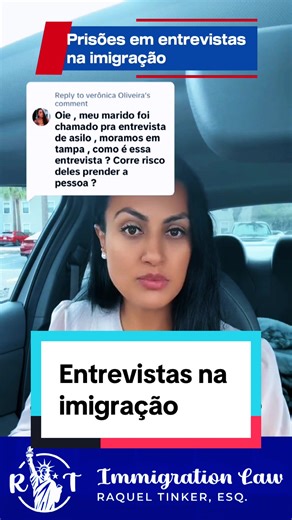 An immigration attorney prepares you for what to expect, how to answer, and how to protect your case. Many people are denied not because they lied — but because they were unprepared. Preparation is protection. I’m Raquel Tinker, an immigration attorney licensed in the U.S. and Brazil. I’m here to guide you through every step of your process. Call or WhatsApp 1 (813) 743-9512 for a free case prescreening. #USCIS #immigrationinterview #immigrationlawyer #greencard #immigrationtips