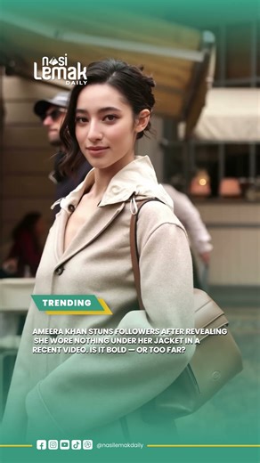 Ameera Khan Shocks Fans By Admitting She Wore Nothing Under The Jacket