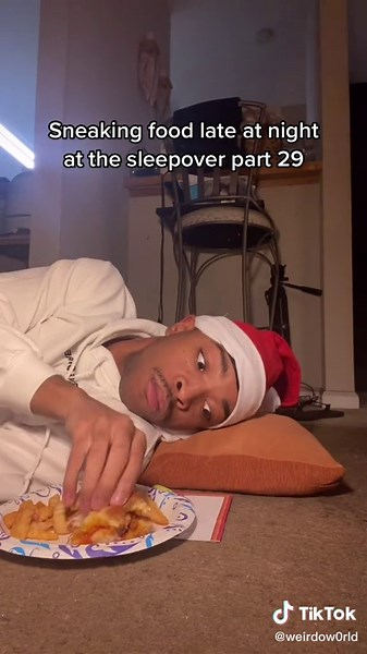 Late Night Food Sneaking at Sleepover