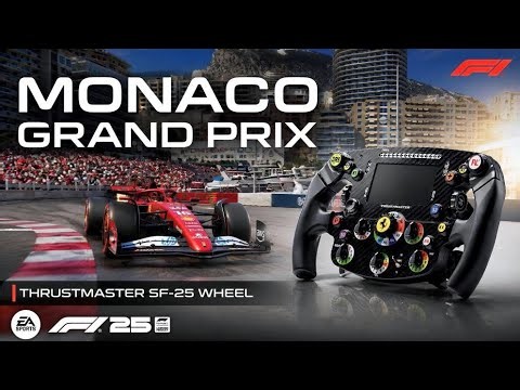 F1 26 DLC LAUNCH DAY | LEARNING MONACO GRAND PRIX ON THRUSTMASTER SF-25 F1 WHEEL | F1 25 LIVE
