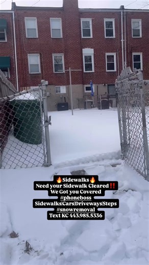 Phoneboss Repairs & Unlocks ✝️(New Page 20k) on Instagram: "🔥 Snow Removal 🔥 Want some of that Snow Gone ?? 📌 Steps / Walkways 📌 Driveways 📌 Car Dig Outs . CANT Shovel ? No Worries ‼️⛄️❄️ TEXT KC 443.985.5336 with Location & Area Needing Cleaning 🔥 Car Brushing Included 🔥 . Snow is Expected Again Sunday 😩 Get “THIS” Snow Gone Before Round 2 🏁 #phoneboss #snowremoval #baltimore"