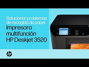 Solución de problemas de recogida de papel | Impresora multifunción HP Deskjet 3520 | HP Support