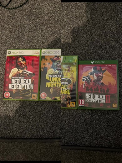 The red dead redemption collection #xbox #reddeadredemption2 #xboxgames #games #retrogaming @Rockstar Games @Reddead2_content