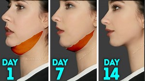DOUBLE CHIN FAT & FACE LIFT | BEST FACIAL EXERCISES | Workout 4D