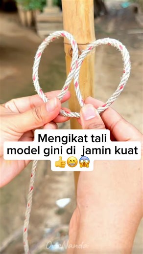 Mengikat tali model begini di jamin kuat #diy #tutorial #lifehacks #shorts #creative