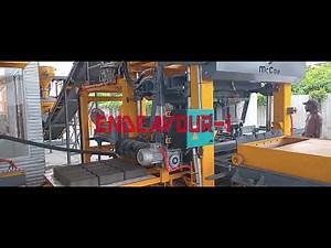 Fully Automatic Concrete Paver Blocks, Concrete Hollow Blocks, Concrete Solid Blocks Making Machine