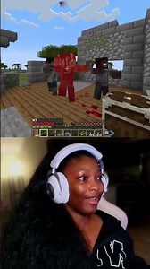 Queue The Old Lady Screams in 3.. 2.. 😂 #Minecraft #Shorts