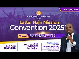 ST. James Convention 2025 || OWE || Morning Session || Sabbath, January 11, 2025