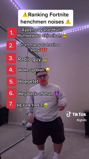 Ranking Fortnite Henchmen Noises