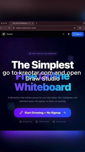The Fastest Way to Draw Your Ideas! (Free Digital Whiteboard) 🚀