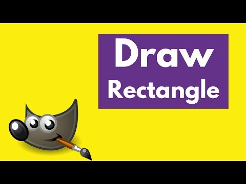 How to Draw Rectangle Gimp