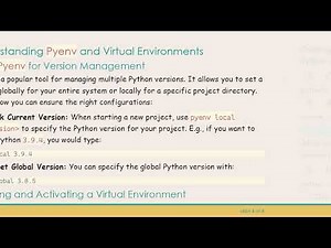 Ensuring Your Virtual Environment Uses the Correct Python Version with Pyenv