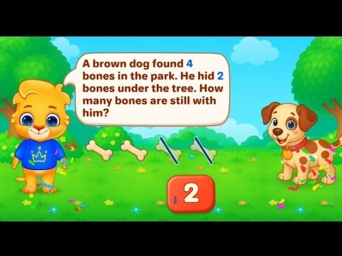 Learn Subtraction with Pictures 🧮 | Fun Math for Kids | Preschool Learning 2026