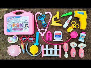 Hunting Stethoscope, Syringe, Thermometer, Doctor's Lamp, Medicine, Microscope, Scissors, Oxygen,...