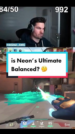 Is Neon’s Ultimate balanced? 🤔 #valorant #foryou