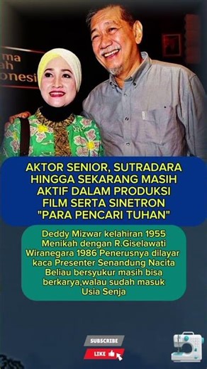 Deddy Mizwar Bersyukur Masih bisa berkarya diusia Senja #shorts