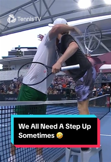 Tennis Best Moments: We All Need A Step Up