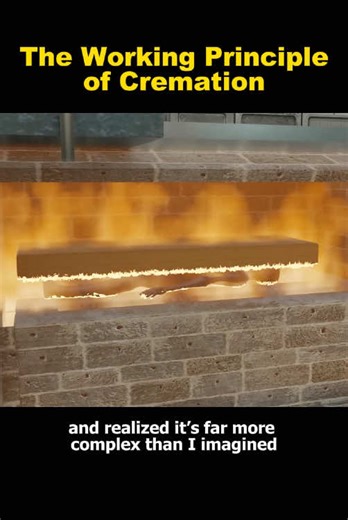 The Working Principle of Cremation#knowledge #cremation #tiktok #fyp | cremation process