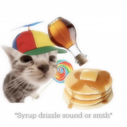 #pancakes #🥞 #cat | blows up pancakes with mind