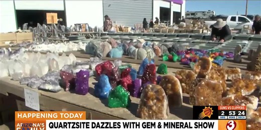 Quartsite dazzles with gem and mineral show in southern Arizona