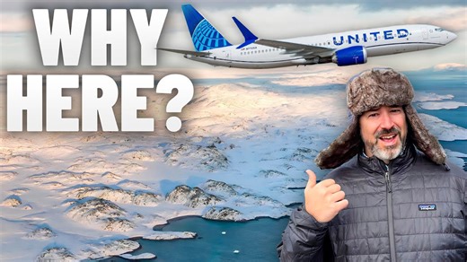 United's first flight to Greenland (but why?)