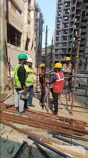 how to erect scaffolding at construction site.#civilengineering #safetyfirst