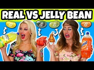 Real vs Jelly Bean. Which Tastes Better? Totally TV