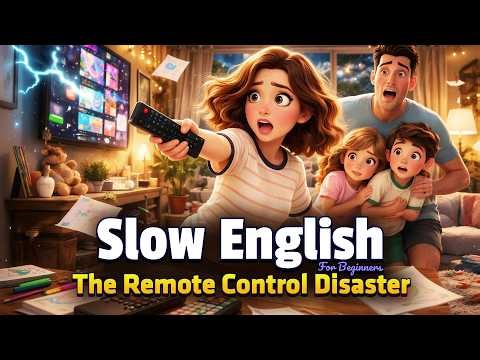 Multiple Remotes, One Big Problem | English Listening Practice (A2))