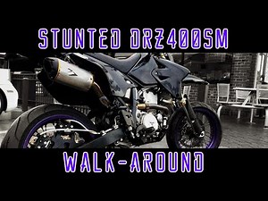 DRZ400SM Stuntbike Walk-Around | What Parts I Use and What Setup Tips I Recommend | shadystunts