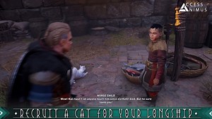 3.2K views · 182 reactions | RECRUIT A CAT "Every longship needs a brave cat for luck, and for the rats." So why not allowing the players to recruit one in their crew? #AssassinsCreed Valhalla -------------------- ARRUOLARE UN GATTO "Ogni longshop ha bisogno di un gatto come portafortuna, e per i ratti." Quindi perchè non permettere ai giocatori di arruolarne uno nella propria ciurma? #AssassinsCreed Valhalla | Access the Animus | Facebook