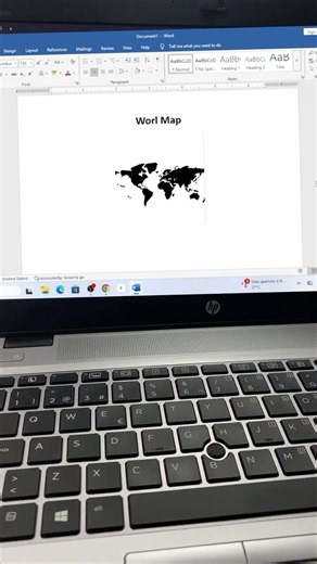 Draw a World Map in MS Word Using Just a Keyboard Shortcut – You Won’t Believe How Easy It Is! #map