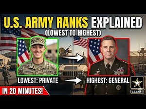 U.S. Army Ranks Explained in 20 Minutes (From Lowest to Highest)
