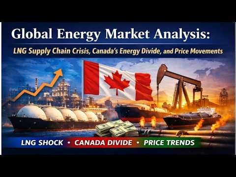 Global Energy Market Analysis: LNG Supply Chain Crisis, Canada’s Energy Divide, & Price Movements.