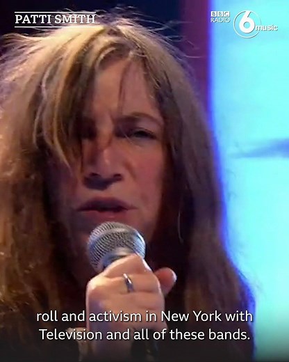 'I got in trouble in 1971 for playing electric guitar with poetry.' Dive into five hours of performances, interviews, playlists and more from punk's poet laureate, the Patti Smith Artist Collection. Now available on BBC Sounds. | BBC Radio 6 Music