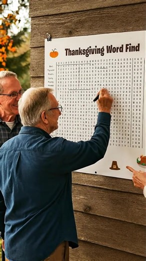 4.5K views | Celebrate Thanksgiving with our fun-filled Thanksgiving Word Search Poster! 旅 Hunt for holiday-themed words while sprucing up your home—perfect as a family activity or cozy wall decor that adds warmth to your space. ️#thanksgiving #wordsearch #poster #walldecor | Gettoreach+F | Facebook