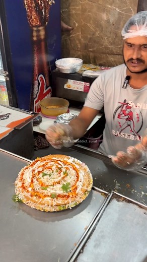 Cheese Pizza Khakhra - Surat Street Food | The Food Addict Surat