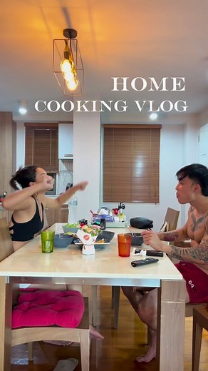 627K views · 10K reactions | Home Cooking Vlog ‍𥉉塞#เข้าครัวทำคนละ1เมนูกับแฟน | June Dujdarint - คุณดุจ | Facebook