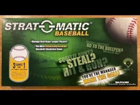 Strat-O-Matic Kansas City @ Seattle June 5,1987 Game # 365
