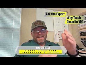 Why Teach Diesel Technology in VR? Lobaki Expert Mark DeHart Explains the Training Revolution