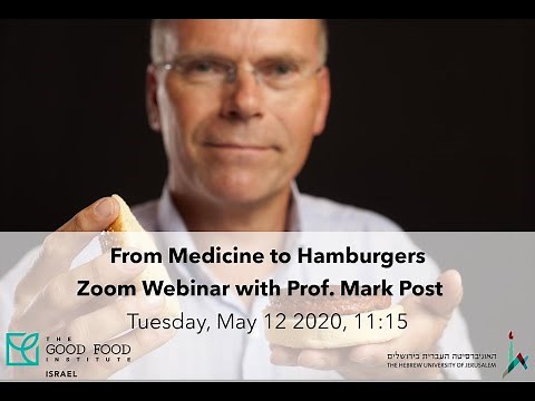 Cultivated Meat Webinar with Prof. Mark Post