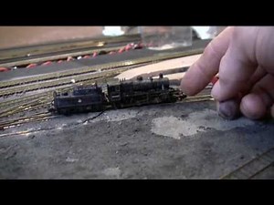 N Gauge Model railway part 23, working road system by shed engineering.
