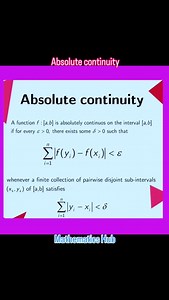 Absolute continuity #absolutecontinuity #viralreels #viral #maths #maths #solve | Mathematics Hub