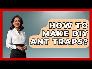 How To Make DIY Ant Traps? - Insects and Invaders