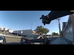 Santa Ana Police Officer Shoots Man Who Pulled Gun During Traffic Stop.