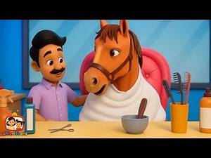 Clip-Clop Horsey Song | New English Nursery Rhyme | Wooden Horse Song for Kids | ShraviToons