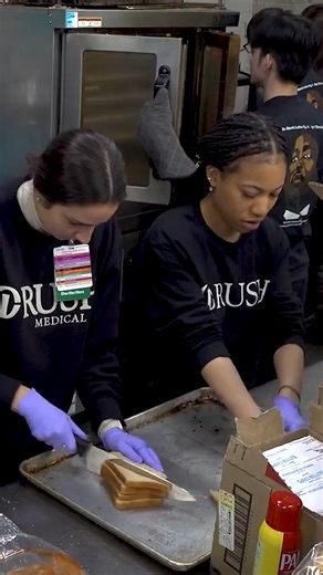 Today, Rush University students are honoring Dr. Martin Luther King Jr.’s legacy through service — volunteering on campus and in the community, and reflecting on the importance of giving back as future health care professionals. | Rush University